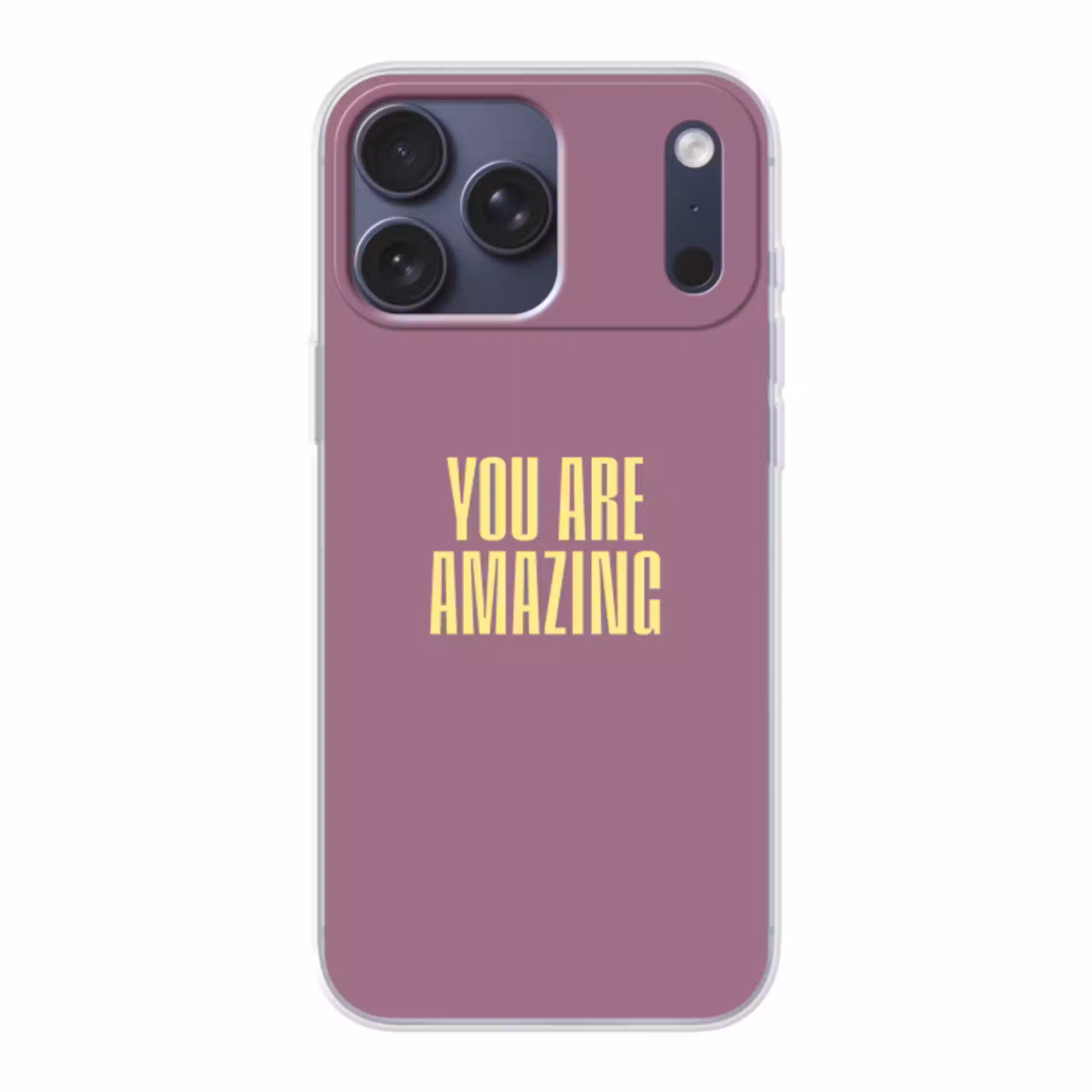 Tekst - Paars - Amazing Telefoonhoesje iPhone 17 Pro Max klein -3d