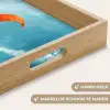 Kitesurfer - Oranje - Zee - Lucht Dienblad Rechthoek middel -USP_HandgreepNL