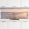 Strand - Branding - Wolken keuken achterwand 2 middel -3d