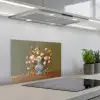 Neutral - Bloemen - Boeket - Vaas keuken achterwand spatscherm klein -3d_schuin