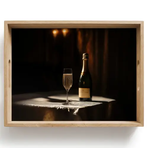 Prosecco - Bubbels - Sfeervol - Drank Dienblad Rechthoek middel -z3d_shopping