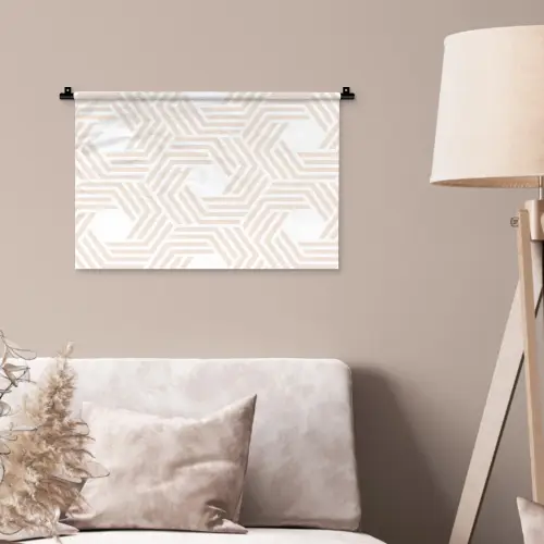 Abstract - Patronen - Design Wandkleed katoen klein 269 -sfeer4
