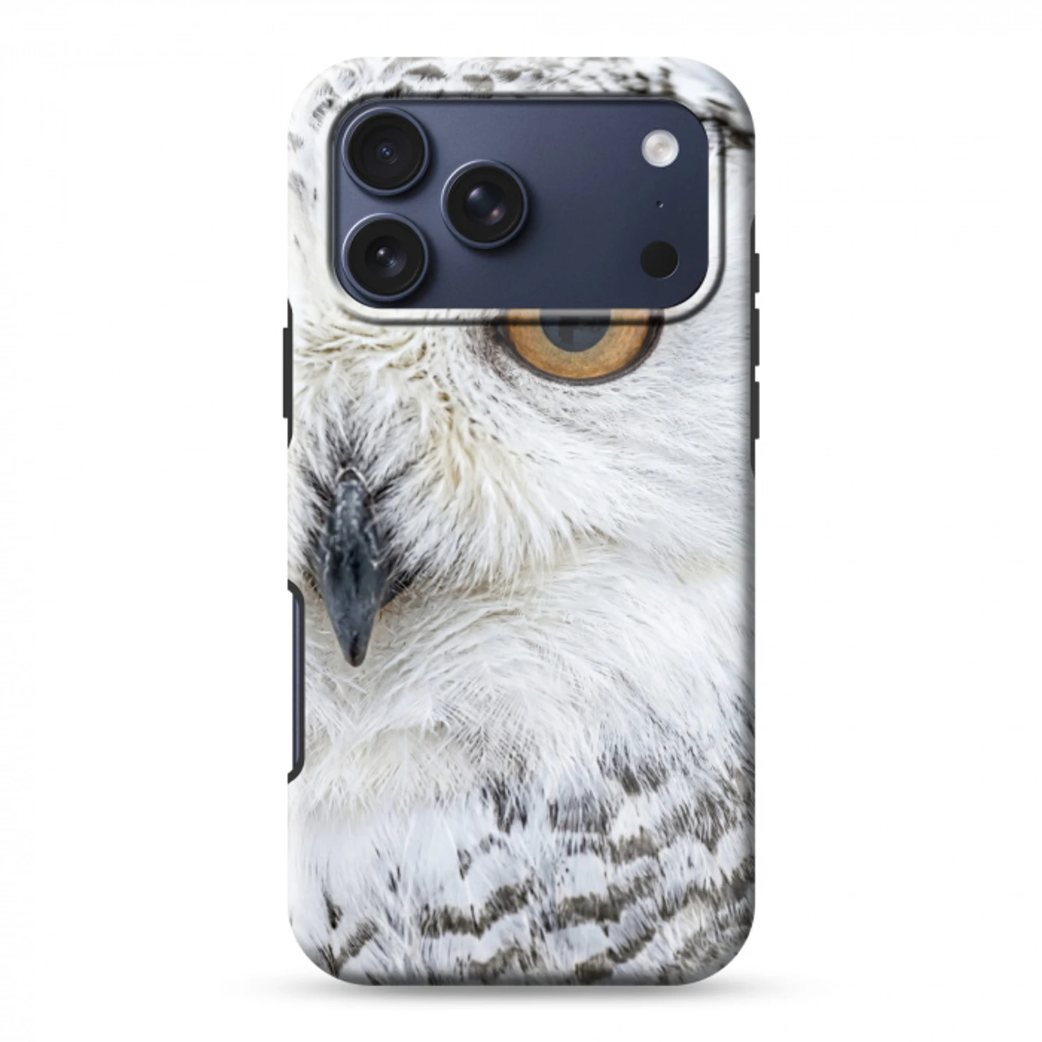 Sneeuwuil - Oog - Wildlife - Wit Toughcase MagSafe Apple iPhone 17 Pro Max klein -3d