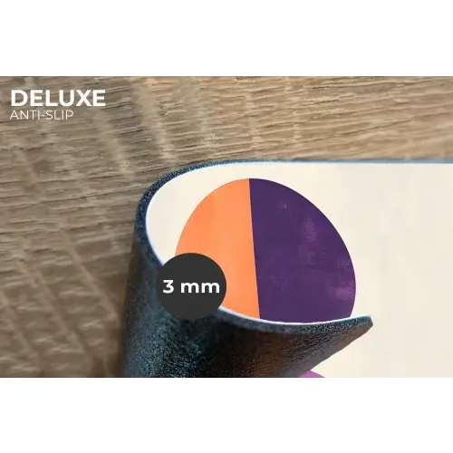 Abstract - Cirkels - Paars Placemat vinyl groot -closeup