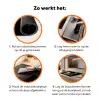 Citroen - Fruit - Stilleven - Water - Geel Inductie beschermer vinyl 3mm klein -zzzzzzz-td-werking
