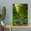 Natuur - Water - Jungle - Bos - Tropisch canvas 2cm klein -sfeer4