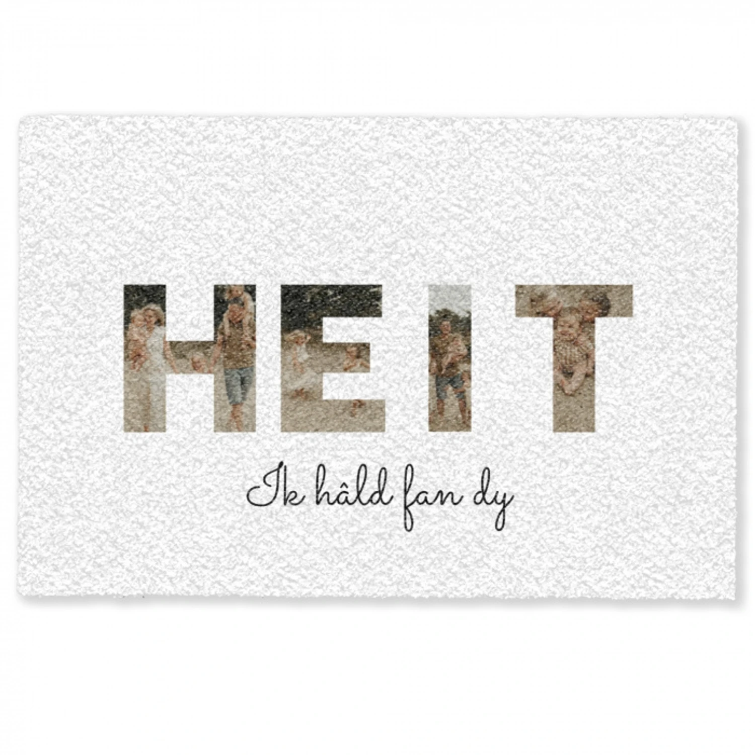 Heit - Lettercollage Deurmat klein -zkaufland3d