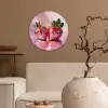 Disco - Fruit - Glitter - Strawberry Wandcirkel plexiglas klein -sfeer1