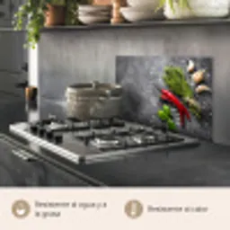 Contrast in Smaak en Textuur keuken achterwand spatscherm klein -usp_ES