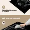 Schotse hooglander - Zwart Inductie beschemer met haakjes klein -ky-schoon-nl