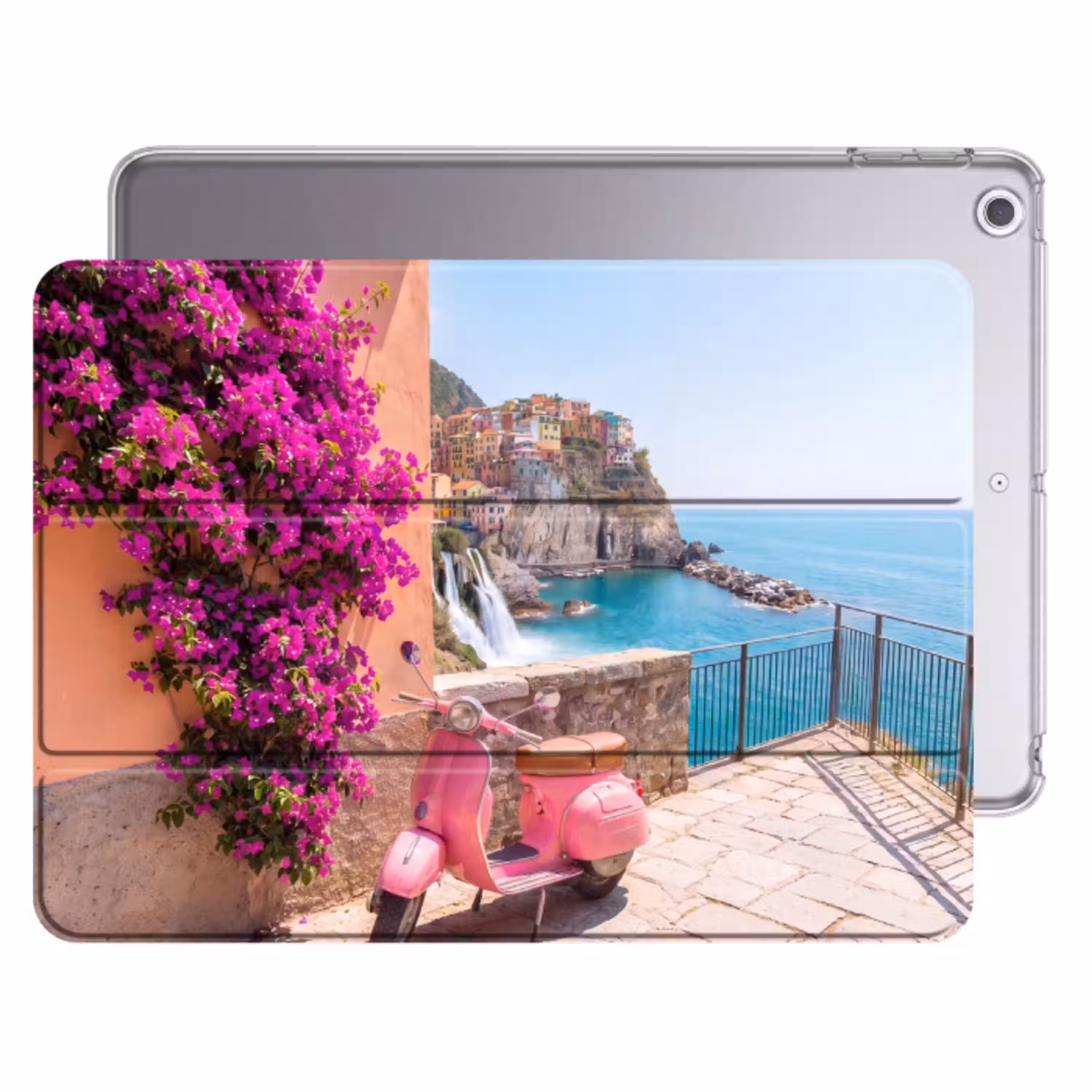 Voertuig - Roze - Kust - Zomer - Reizen Apple iPad 2017 middel -threedimensional_3d_global