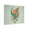 Dino - Bladeren - Grafisch - Groen PET vilt klein -3d