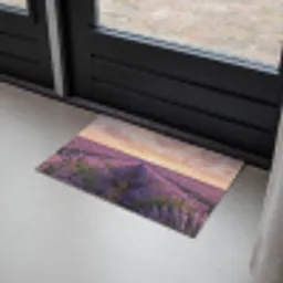 Landschap - Lavendelveld - Paars Deurmat klein -sfeer2