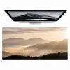 Bergen - Mist - Zonnestralen Muismat XXL klein -zzz3d
