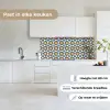 Klassiek - Geometrisch - Blauw keuken achterwand 2 middel 871 -sfeer4_NL