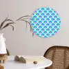 Regenbogen - Waaier - Vrolijk Wandcirkel plexiglas klein 852 -sfeer4
