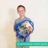 Zeeschildpad tussen bloemen onder water Kinderrugzak - Blauw middel -sfeer1_NL