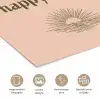 Tuin - Roze - Quote - Zon poster papier klein -closeup_NL