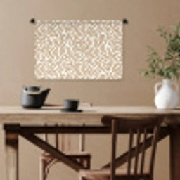 Minimalistisch - Patroon - Terracotta Wandkleed katoen klein 269 -sfeer6
