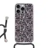 Spat - Waterverf - Wit Hoesje iPhone 16 Pro Max met koord klein 804 -3d