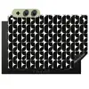 Modern - Geometrisch - Zwart Inductie beschemer met haakjes klein 777 -3d