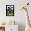 Koeien - Gras - Lente - Dieren - Weiland - Boerderij fotolijst zwart zonder passe partout klein -usfeer4_kinderkamer