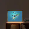 Voetballer - Verfspatten - Kleurrijk - Bal Light Box met batterij (Wandlamp kind) middel -sfeer1_kind