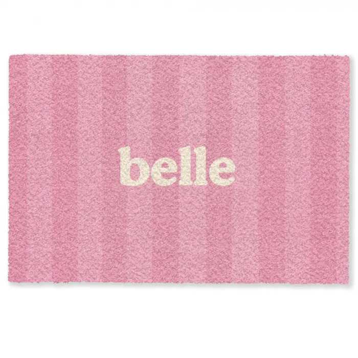 Roze - Gestreept - Belle Deurmat klein -zkaufland3d