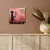 Graffiti - Meisje - Roze - Street art - Roos - Banksy plexiglas 5mm klein -sfeer5