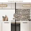 Ruw - Stenen - Muur - Natuurstenen keuken achterwand 2 middel 871 -voor-na2_DE