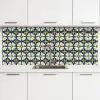 Motief - Tegel - Okergeel keuken achterwand 2 middel 871 -3d