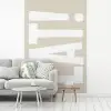 Eten - Decoratie - Beige - Wit fotobehang vinyl groot -woonkamer