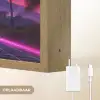 Horizon - Palmbomen - Bergen - Geel Light Box met batterij (Wandlamp) middel -USP_websiteoplaadbaarNL