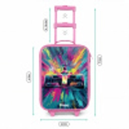 Raceauto - Explosie - Kleurrijk - Abstract Kinderkoffer - Roze klein -productfoto_formaten