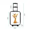 Baby giraffe Kinderkoffer - Zwart klein -productfoto_formaten