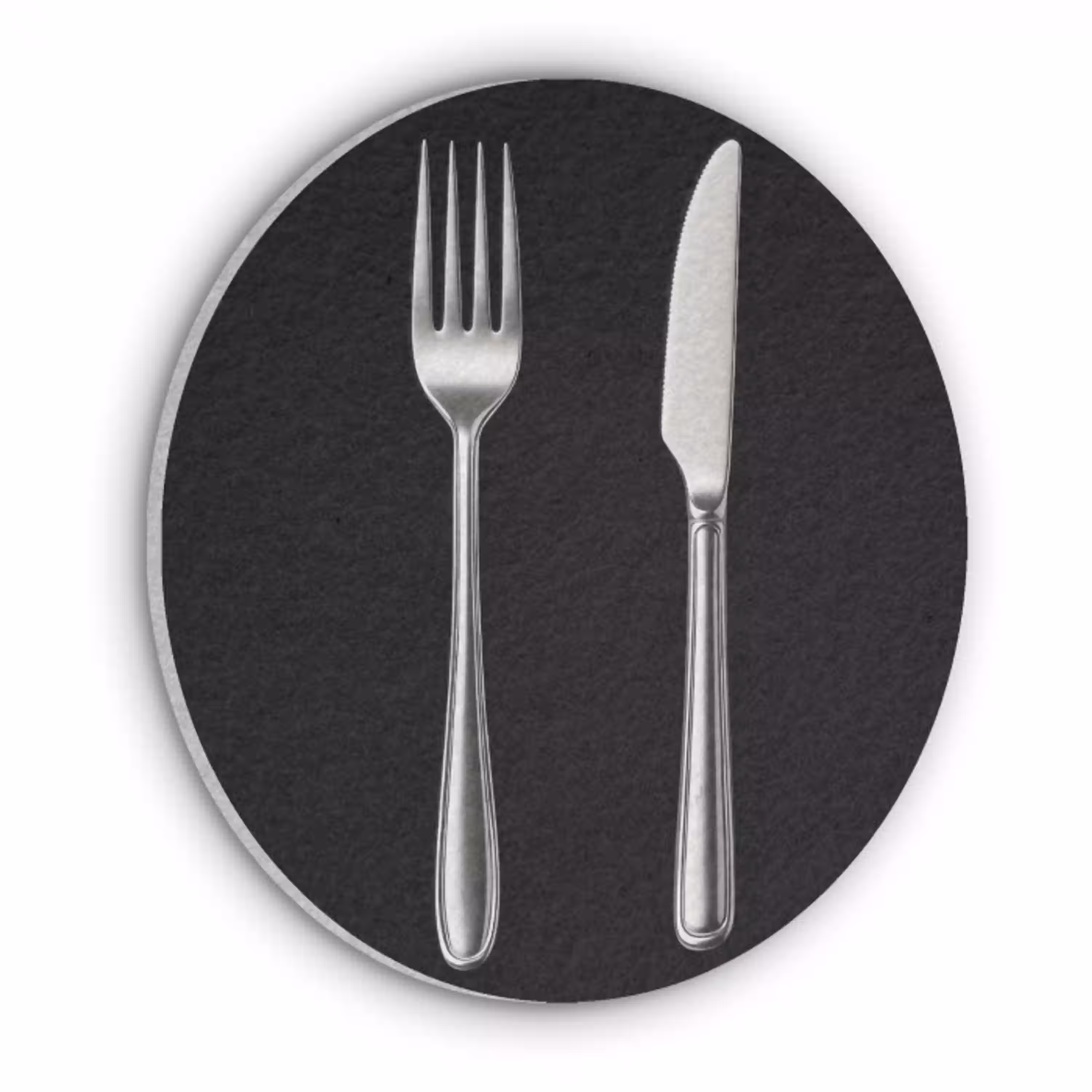 Bestek - Klassiek - Elegant Akoestische PET Vilt - Rond klein -3d