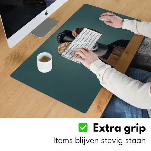 Geit - Hoorns - Kokskleding Muismat XXL klein -sfeer3