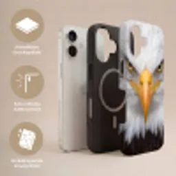 Amerikaans - Zeearend - Portret - Geel Toughcase MagSafe Apple iPhone 17 klein -USP_Lagen_DE