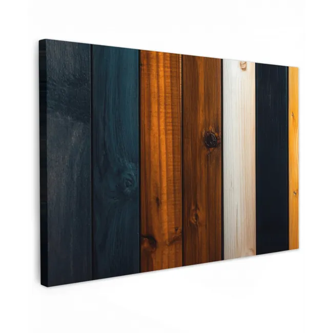 Hout - Planken - Donker - Warm canvas 2cm klein -z3d