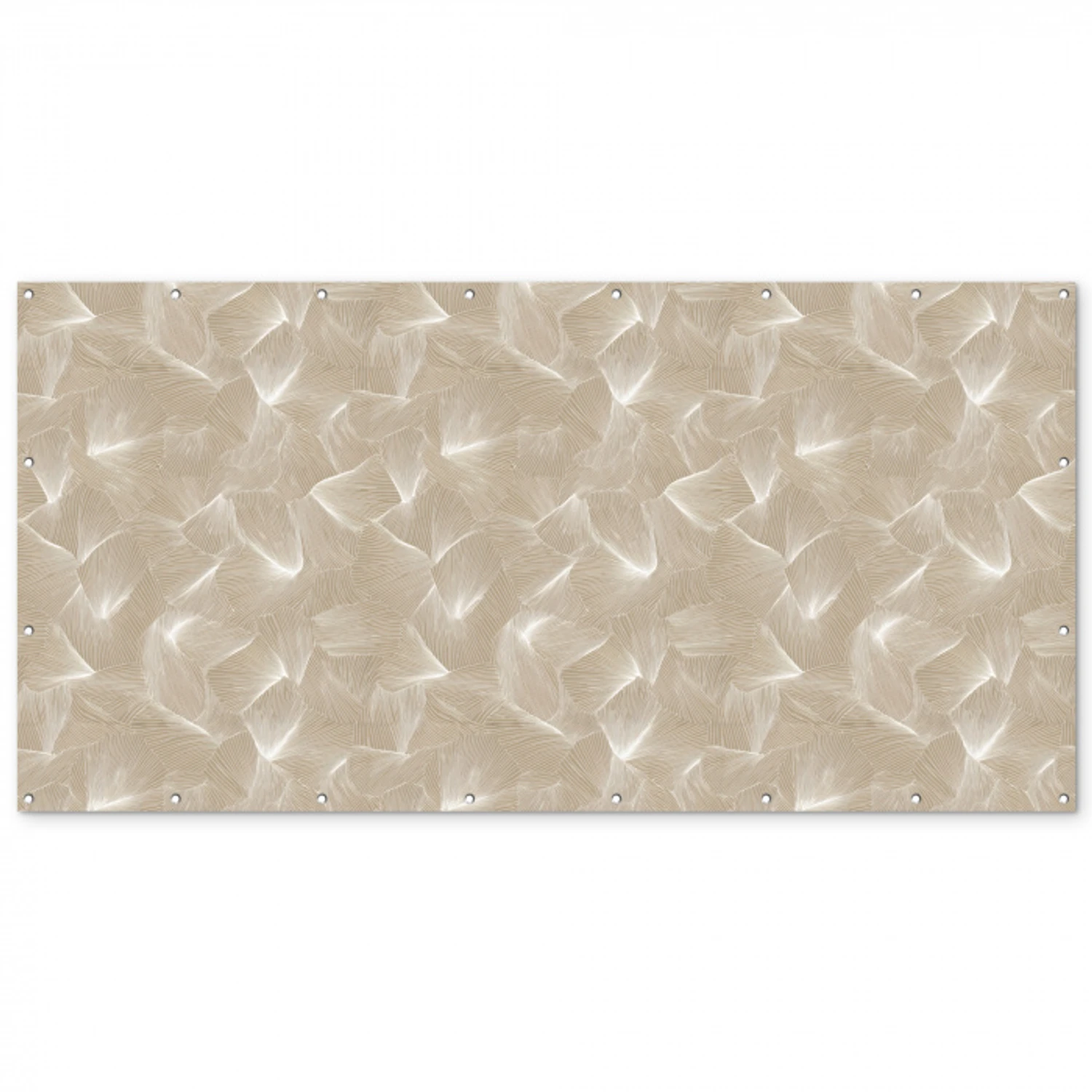 Organisch - Textuur - Beige Balkonbeschermer Duitsland klein 596 -zz_3d