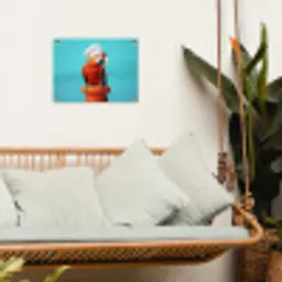 Ara - Koksmuts - Sokkel - Grappig tuinposter los doek klein -sfeer7