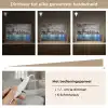 New York - Skyline - Stad - Blauw Light Box met kabel (Tafellamp) klein -USP_dimbaarNL