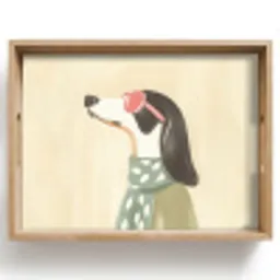 Hond - Zonnebril - Sjaal Dienblad Rechthoek middel -z3d_shopping
