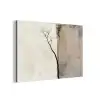 Wabi sabi - Plant - Beige aluminium wit klein -3d