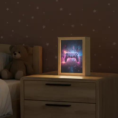 Controller - Neon - Explosie - Abstract Light Box met kabel klein -sfeer1_kind