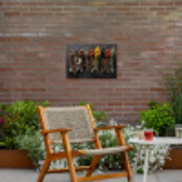Lepels - Specerijen - Kaneel - Chili Tuinposter op houten frame 2 cm dik klein -sfeer3