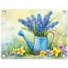 Gieter - Lavendel - Bloesems tuinposter los doek klein -3d