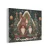 Kerst - Gnomen - Peperkoekhuisje - Rood - Groen PET vilt klein -3d