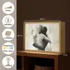 Abstract - Liefde - Zwart wit - Modern Light Box met batterij (Wandlamp) middel -USP_websiteoverzichtNL