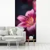 Roze - lelie - Dauwdruppels fotobehang vinyl groot -woonkamer